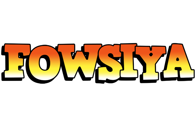 Fowsiya sunset logo
