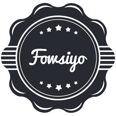 Fowsiyo badge logo