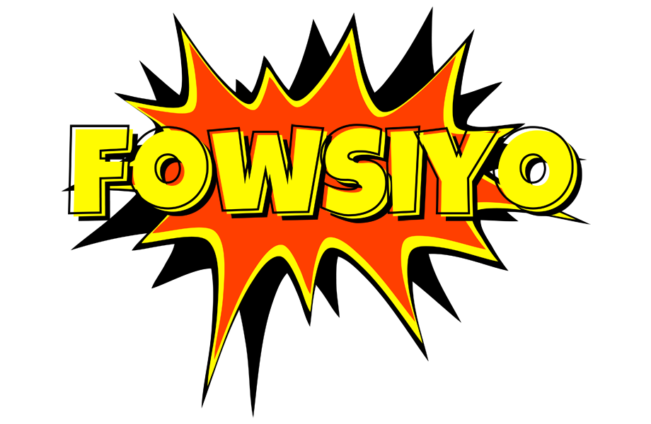 Fowsiyo bazinga logo