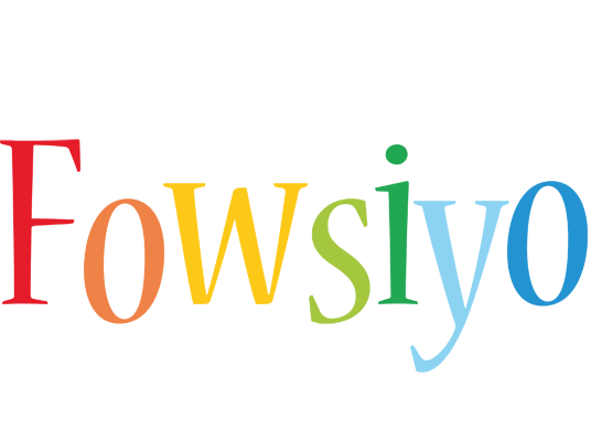 Fowsiyo birthday logo