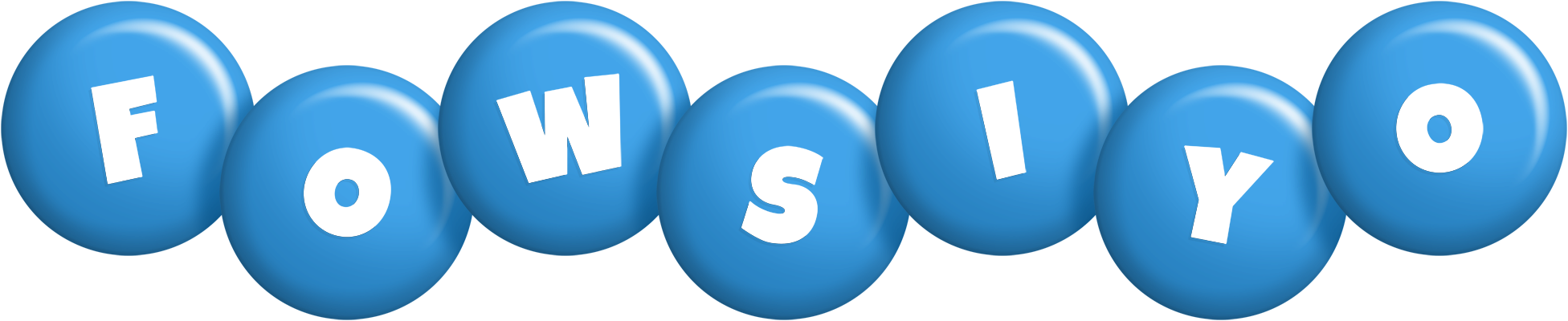 Fowsiyo candy-blue logo