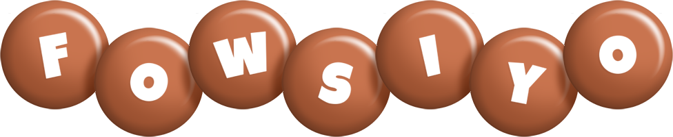 Fowsiyo candy-brown logo