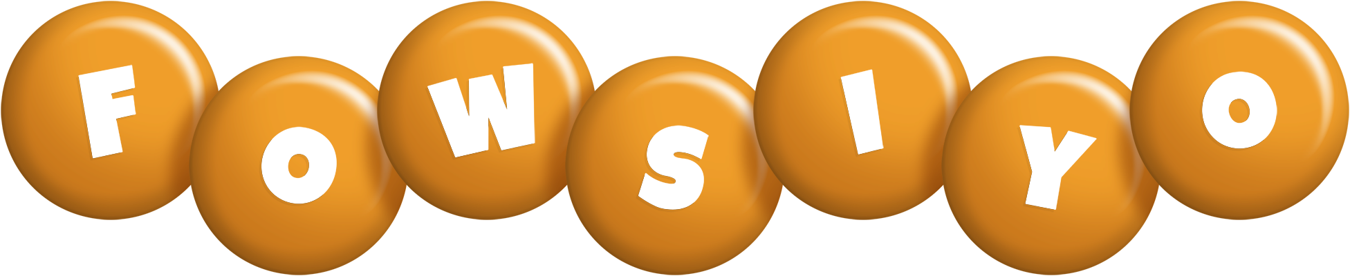 Fowsiyo candy-orange logo