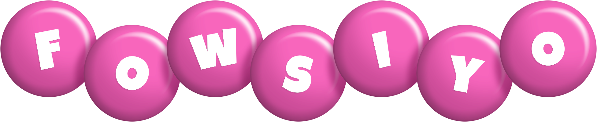 Fowsiyo candy-pink logo