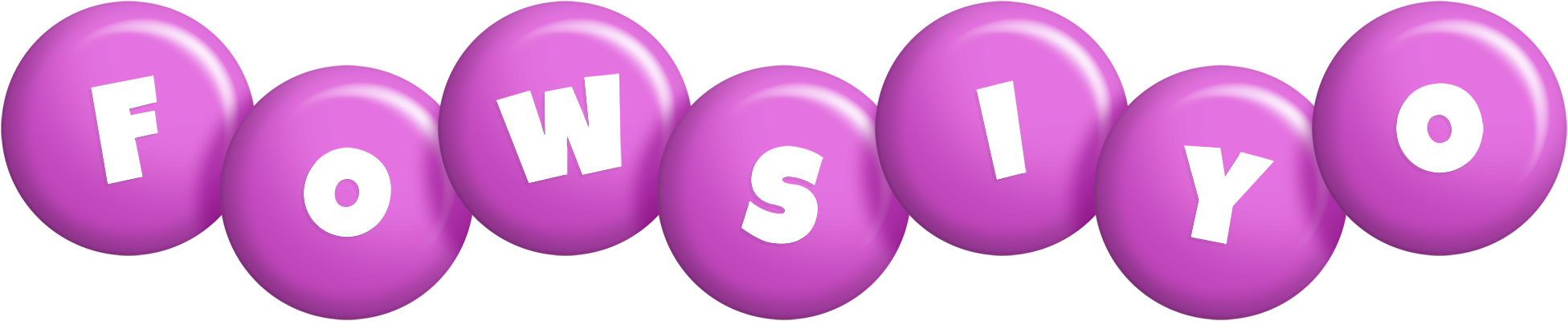Fowsiyo candy-purple logo