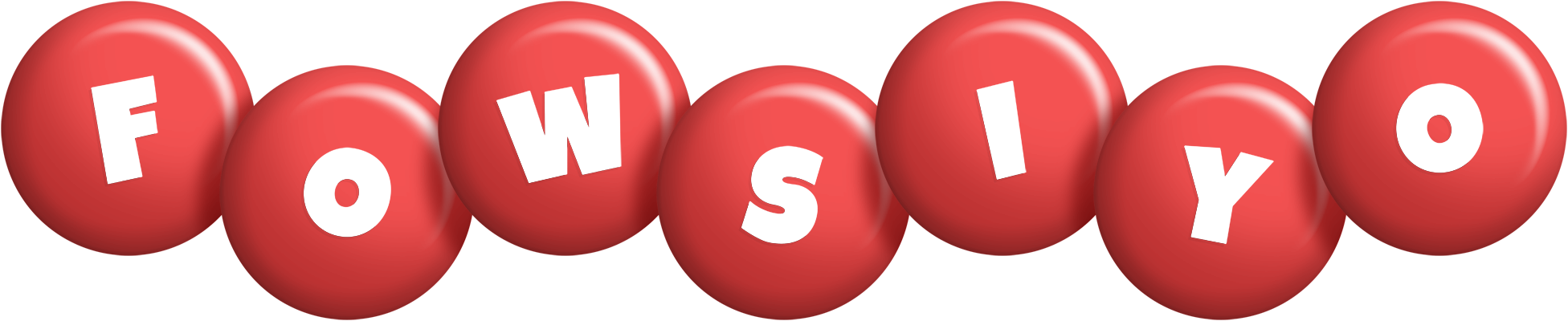 Fowsiyo candy-red logo