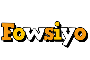 Fowsiyo cartoon logo