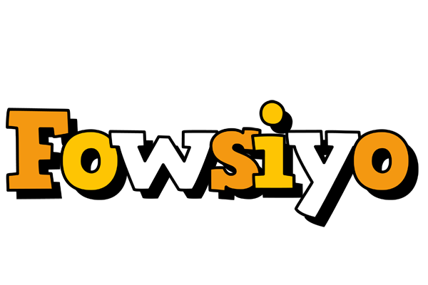 Fowsiyo cartoon logo