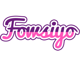 Fowsiyo cheerful logo