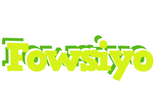 Fowsiyo citrus logo