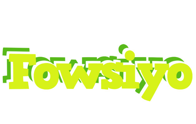 Fowsiyo citrus logo