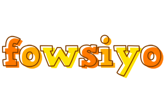 Fowsiyo desert logo