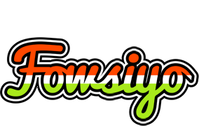 Fowsiyo exotic logo