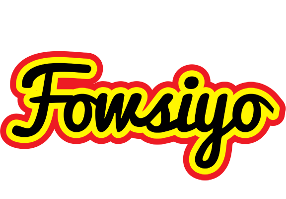 Fowsiyo flaming logo