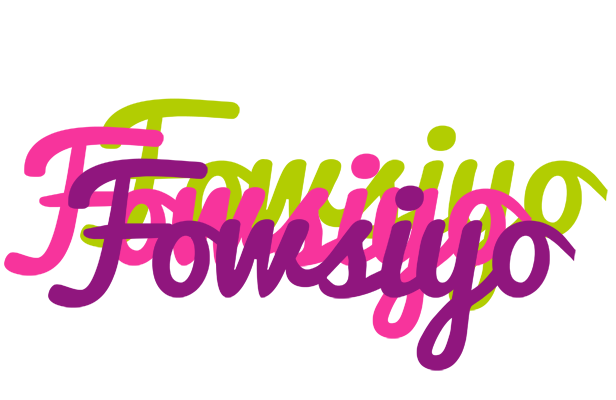 Fowsiyo flowers logo