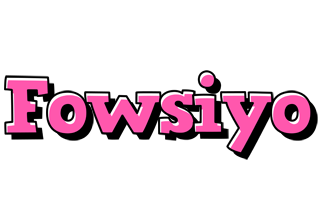 Fowsiyo girlish logo