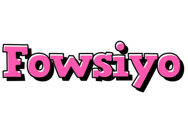 Fowsiyo girlish logo