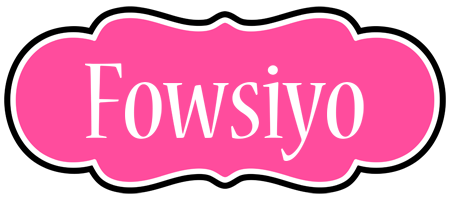 Fowsiyo invitation logo