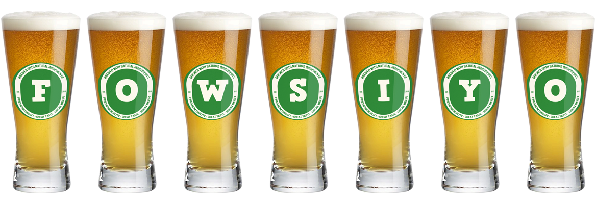 Fowsiyo lager logo