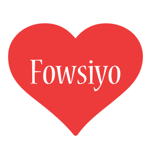 Fowsiyo love logo