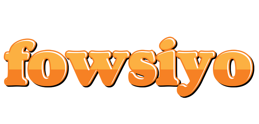 Fowsiyo orange logo