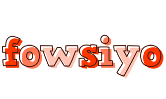 Fowsiyo paint logo