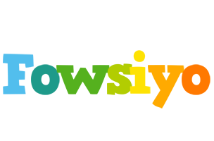 Fowsiyo rainbows logo