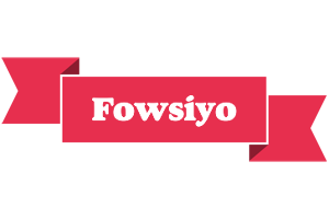 Fowsiyo sale logo