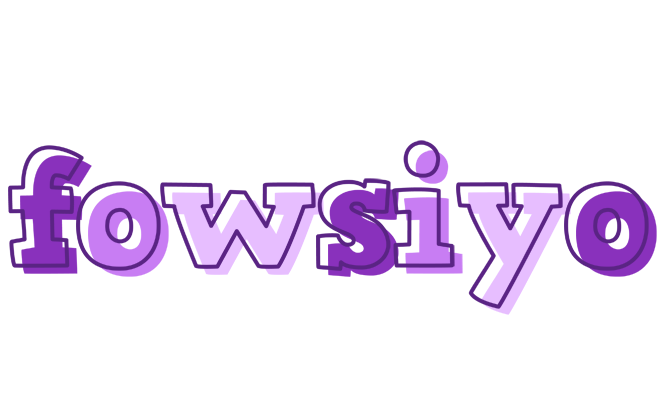 Fowsiyo sensual logo