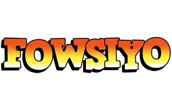 Fowsiyo sunset logo