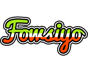 Fowsiyo superfun logo