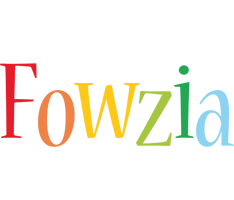 Fowzia birthday logo