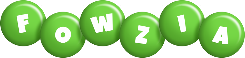 Fowzia candy-green logo