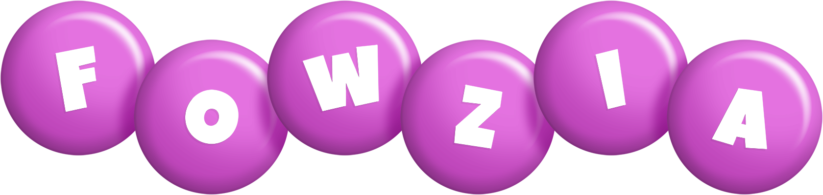 Fowzia candy-purple logo