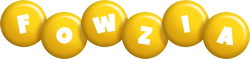 Fowzia candy-yellow logo