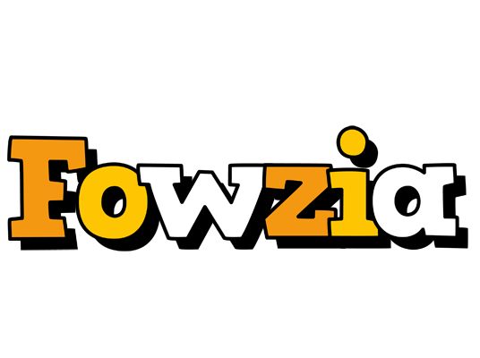 Fowzia cartoon logo