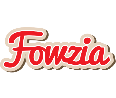 Fowzia chocolate logo