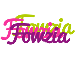 Fowzia flowers logo