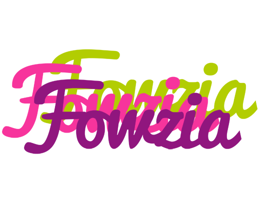 Fowzia flowers logo
