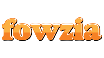 Fowzia orange logo