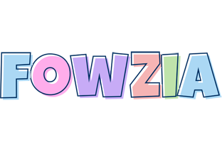 Fowzia pastel logo