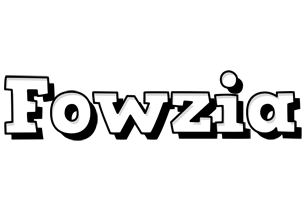 Fowzia snowing logo