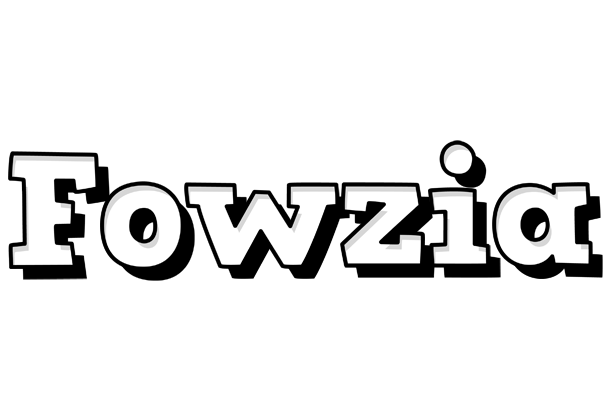 Fowzia snowing logo