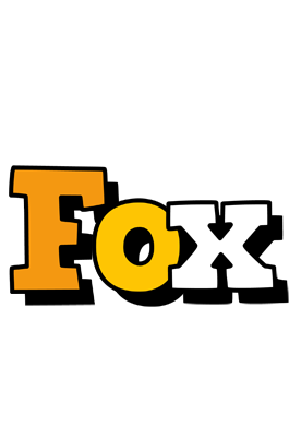 Fox cartoon logo
