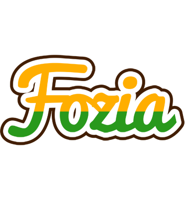 Fozia banana logo