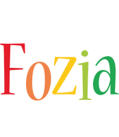 Fozia birthday logo