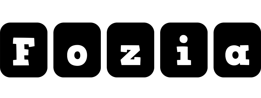 Fozia box logo