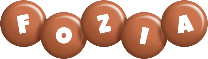 Fozia candy-brown logo