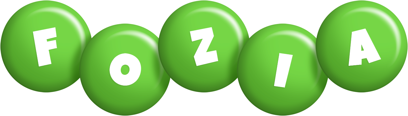 Fozia candy-green logo