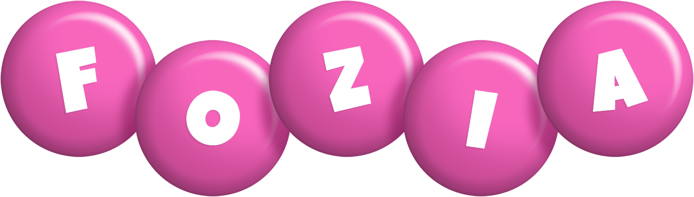 Fozia candy-pink logo